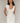 Farrah Structured Draped Mini Dress - White