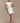 Remi Suiting Mini Dress With Floral Hardware - White