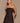 Women’s Strapless Tweed Mini Dress – Black