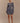 Women’s Boat Neck Suiting Mini Dress – Charcoal Grey