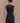 Tatianna Lace Trim Modal Mini Dress – Black