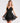 Astrid Mesh V-Neck Skater Party Dress