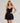 With Love Lace V-Neck Chiffon Skater Dress