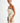 Women’s Strapless Knit Mini Dress – Cream