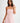 Women’s Strapless Mini Dress with Bow Back – Pink