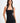 Amelita Suiting Halter Mini Dress - Black