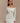 Women’s Asymmetric Knit Mini Dress – Ivory