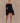 Women’s Off Shoulder Long Sleeve Mini Dress – Black