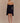 Women’s Off Shoulder Long Sleeve Mini Dress – Black