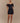 Women’s Strapless Bow Mini Dress – Black