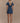 Women’s Off Shoulder Denim Mini Dress – Washed Dark Blue