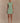 Ariana Pleated Neck Mini Dress - Sage