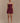 Andy Faux Suede Mini Dress - Wine