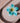 Frangipani Clip - Blue